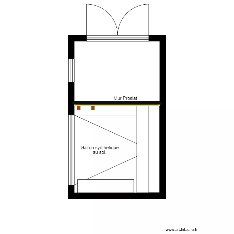 Bob pavillon. Plan de 
