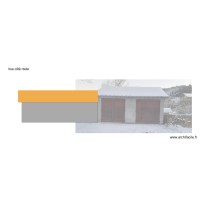 Extention Garage Vue c&ocirc;t&eacute; Route