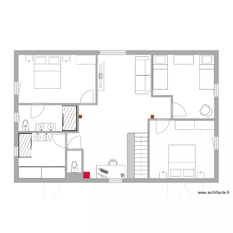 LINXE FINAL. Plan de 15  et 171 m²