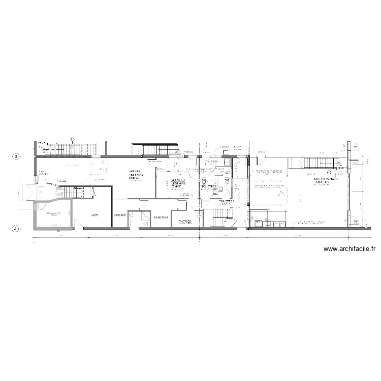 Bureau dir T/A. Plan de 