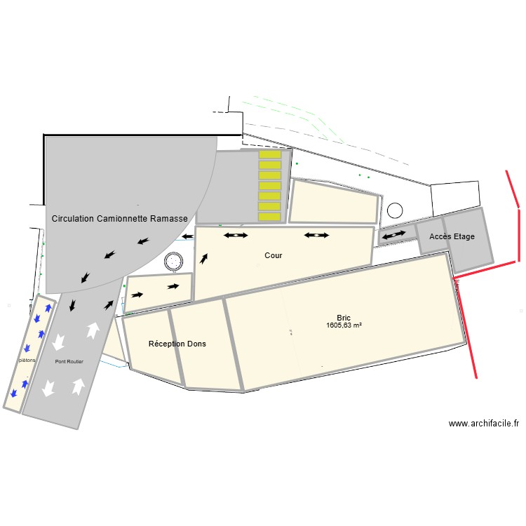 circulation Ramasse JUIN 2025. Plan de 20 pièces et 5129 m2
