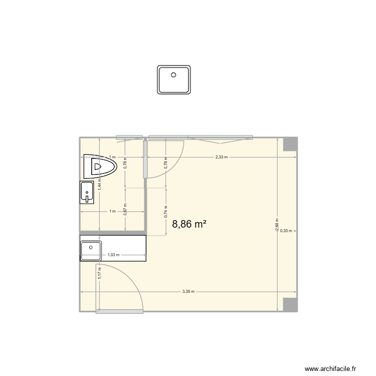 plaisance 22.02. Plan de 0 pièce et 0 m2 plaisance 22.02. Plan de 0 pièce et 0 m2