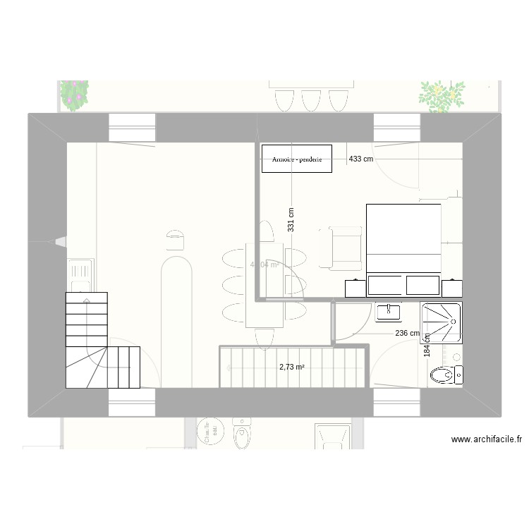 vince 3. Plan de 8 pièces et 130 m2