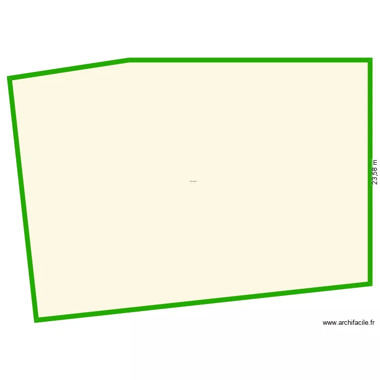 terrain de base - cadastre approcimatiff. Plan de 1 pièce et 872 m²