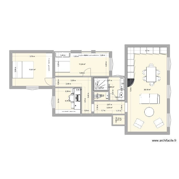 Plan de base 51 Louis. Plan de 0 pièce et 0 m2