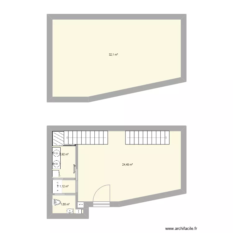 Dépendance. Plan de 5 et 63 m² Dépendance. Plan de 5 et 63 m²