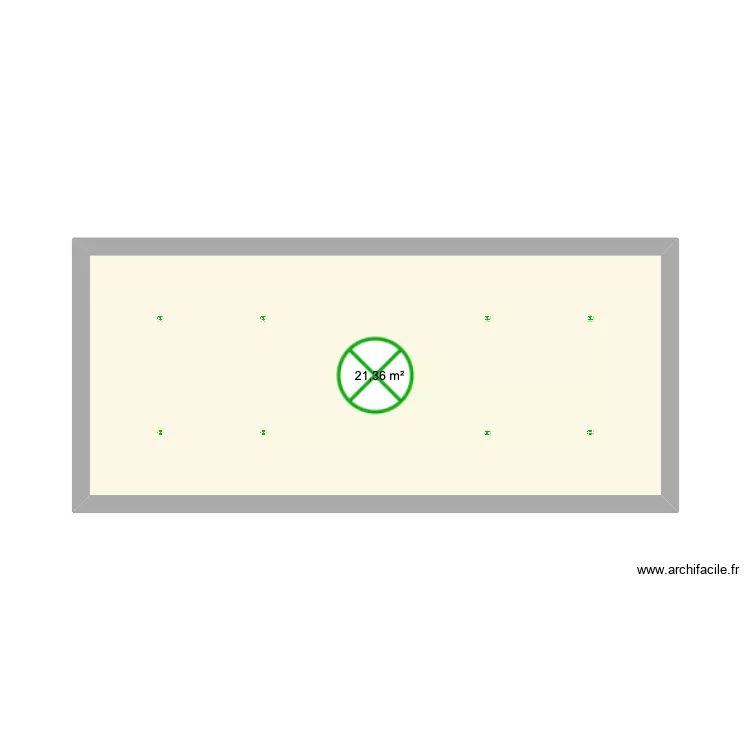 Varangue SJ. Plan de 1  et 21 m²