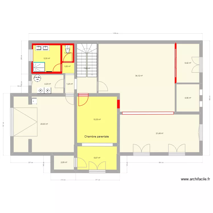 MOREAU RDC 6. Plan de MOREAU RDC 6. Plan de