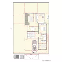 Plan Rez de chaussée avec mésures-révisé- salon révisé- alignement CU