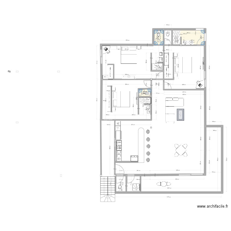 Amenagement 13 bis. Plan de 0 pièce et 0 m2