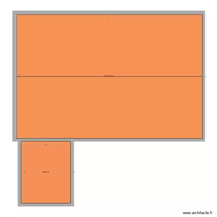 Agrandissement. Plan de 