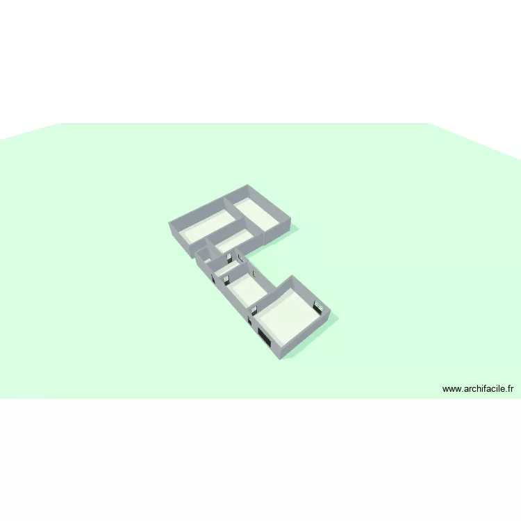 Arrière garage. Plan de Arrière garage. Plan de