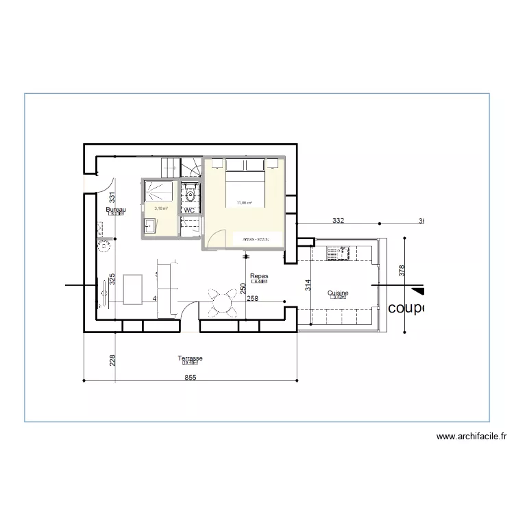 ARCHI INTERIEUR . Plan de 