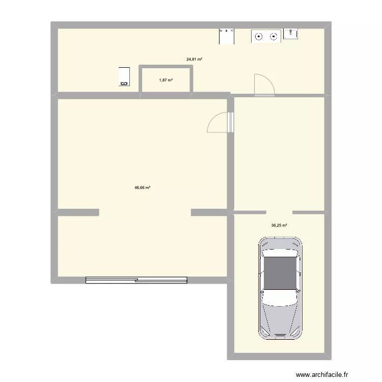 MAISON MERVILLE 0. Plan de MAISON MERVILLE 0. Plan de