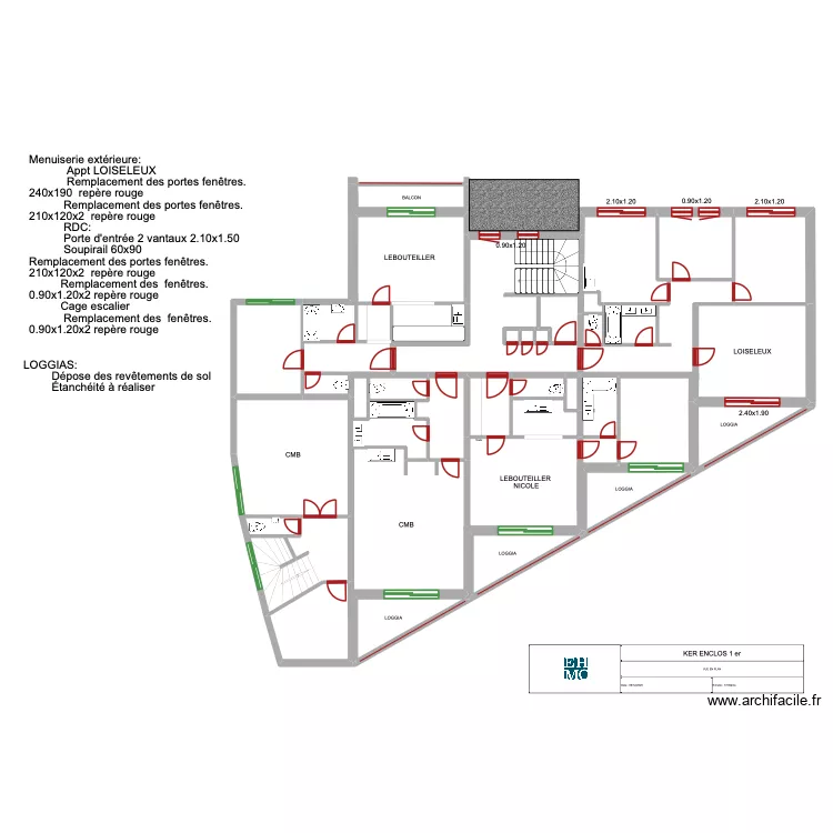 KER ENCLOS 1 er. Plan de 