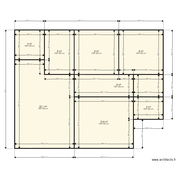 MY HOME. Plan de 8 pièces et 76 m2
