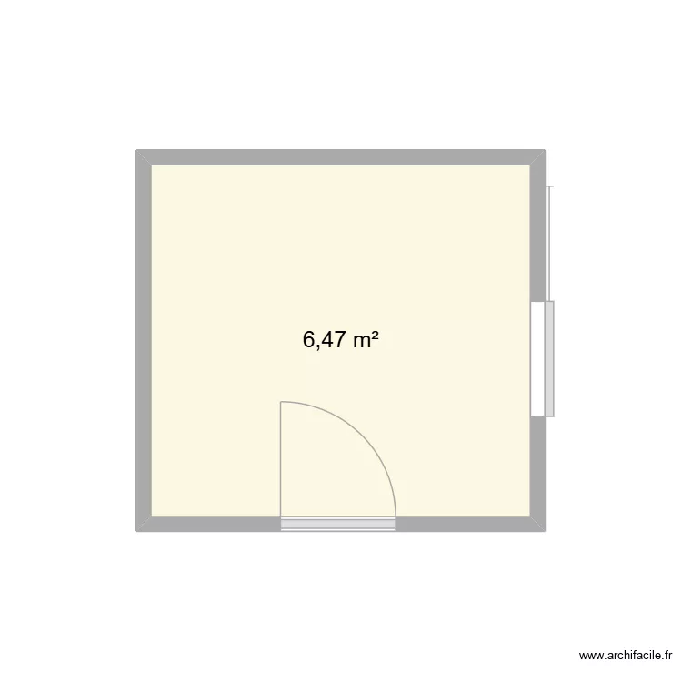 dres. Plan de 1  et 6 m²