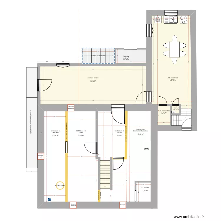 Projet_RDF_SS sans escalier externe SS_Révision_1.3. Plan de Projet_RDF_SS sans escalier externe SS_Révision_1.3. Plan de