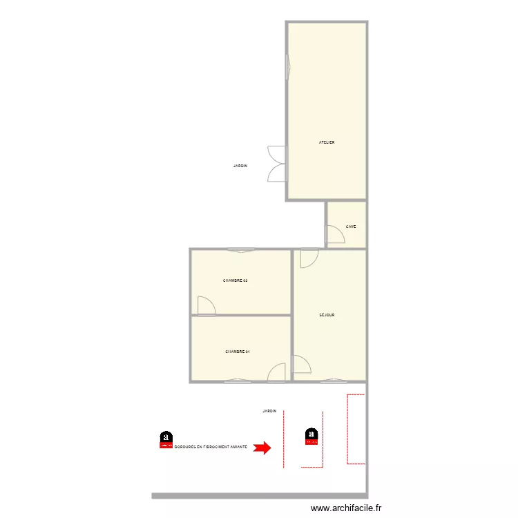 CARADU 87 AM. Plan de 