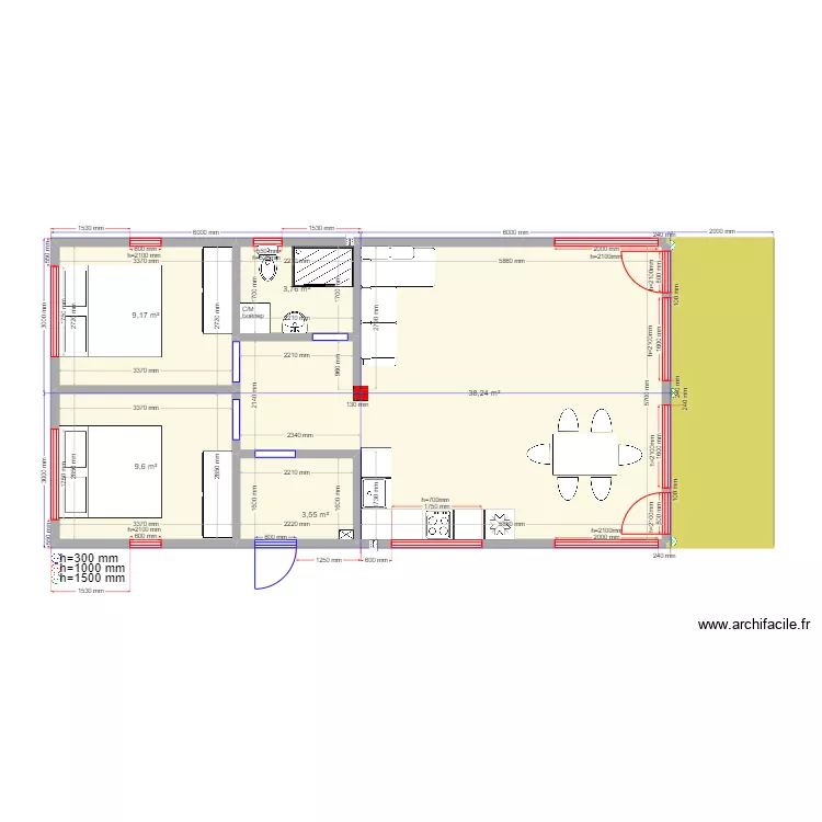 Гаврилово кар. Plan de 