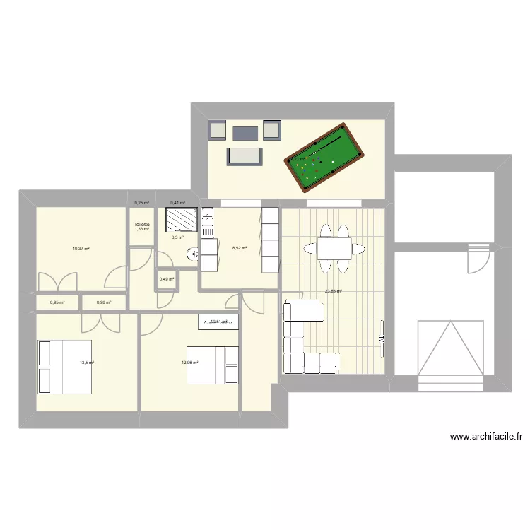 diaz. Plan de 14 et 106 m² diaz. Plan de 14 et 106 m²