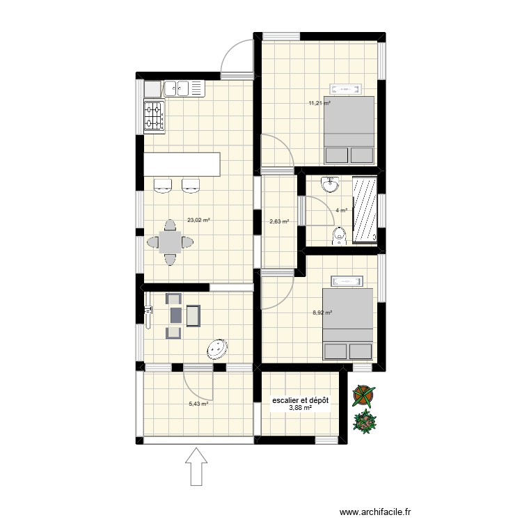 pour W.J. Plan de 0 pièce et 0 m2