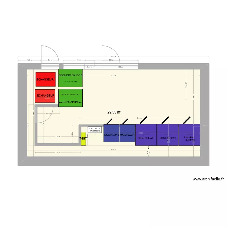LAVERIE SOUSTON?S 2. Plan de 1 pièce et 30 m²