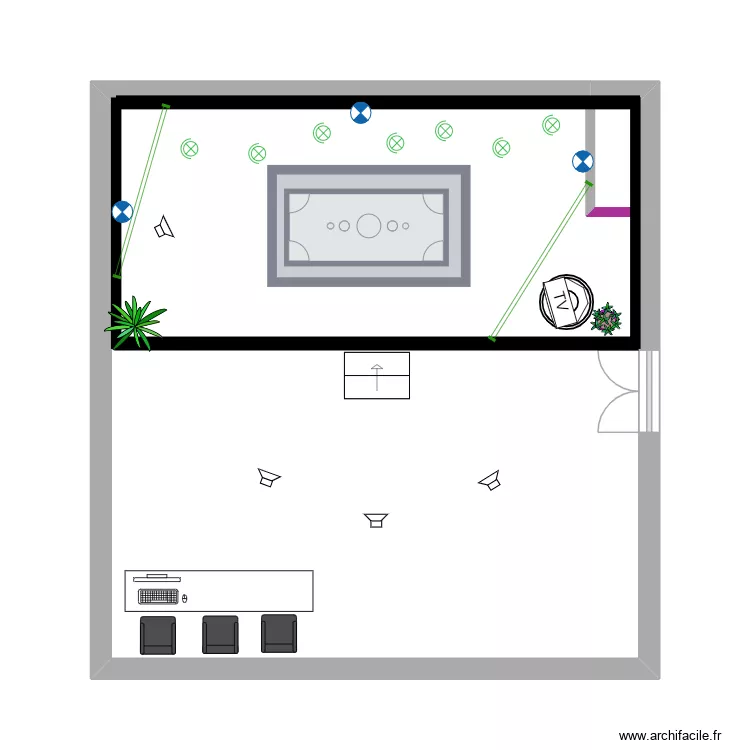 plan de scene musique. Plan de 2 Pièces et 44 m² plan de scene musique. Plan de 2 Pièces et 44 m²