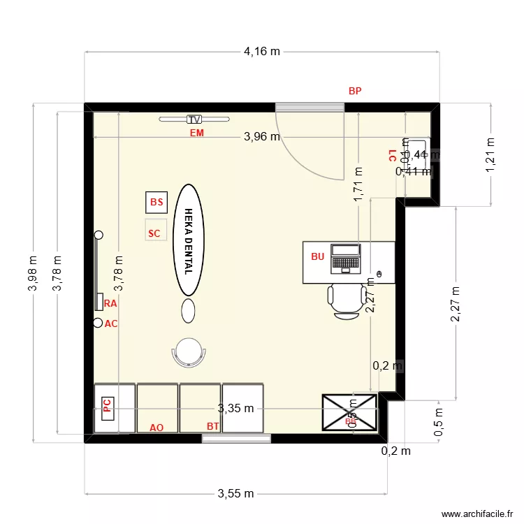 Dr Lemouzy V4.2.1. Plan de 1 et 14 m² Dr Lemouzy V4.2.1. Plan de 1 et 14 m²