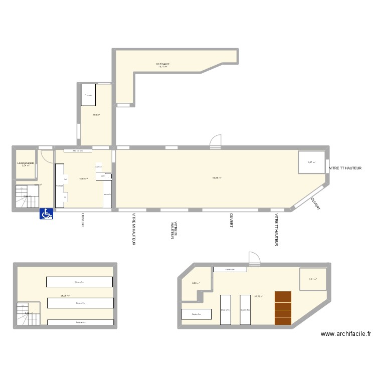 BECON 2. Plan de 13 pièces et 192 m2