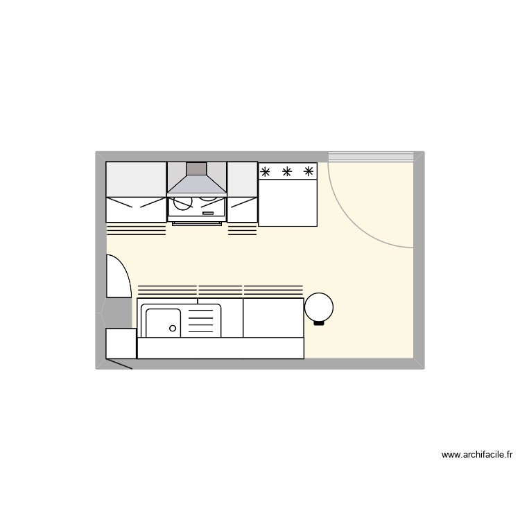 cuisine. Plan de 0 pièce et 0 m2