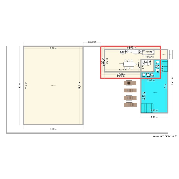 HUA TANON FULL LAND. Plan de 8 pièces et 169 m2