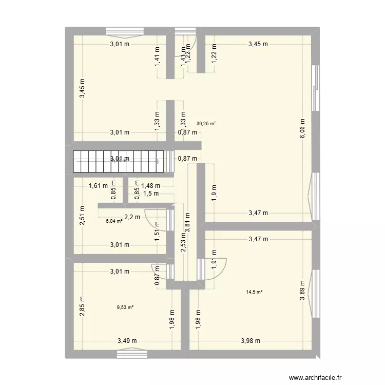 Montmorency mesuré travaux. Plan de 5 et 72 m² Montmorency mesuré travaux. Plan de 5 et 72 m²