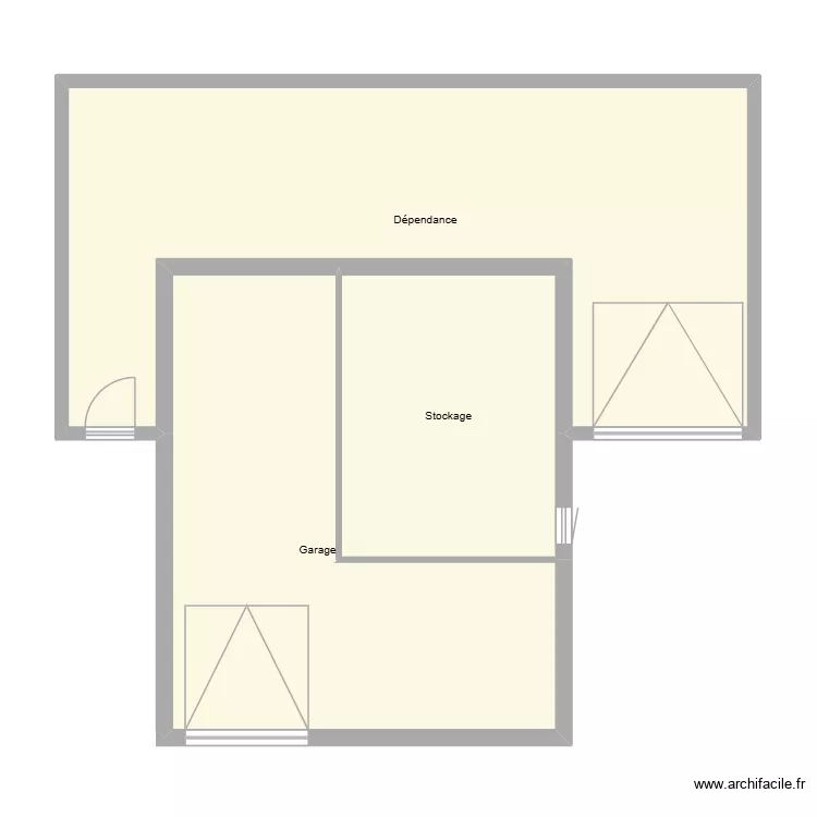RDC AUDY. Plan de 9  et 132 m²