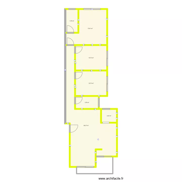 BR_Garopaba_prises. Plan de 7  et 87 m²