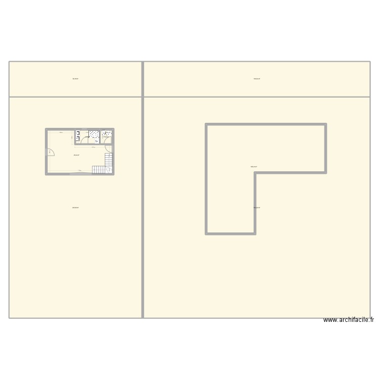 aussonne garage apres travaux. Plan de 17 pièces et 2597 m2
