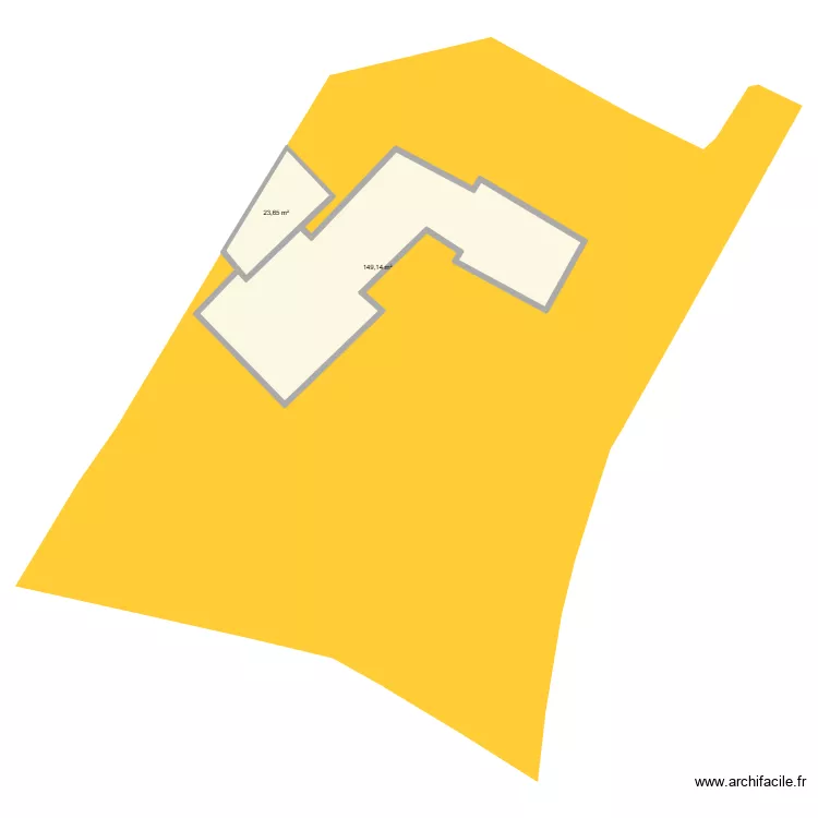 garage plougonvelin. Plan de 2  et 173 m²