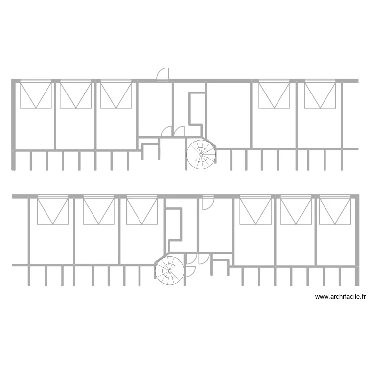 Aurore 1 garages. Plan de 18  et 243 m²