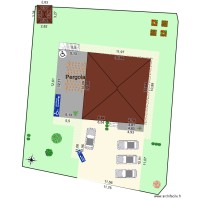 Plan de masse avec piscine