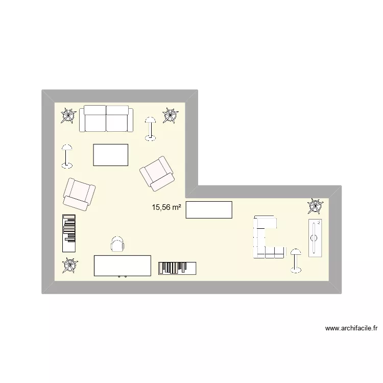 feng shui. Plan de 1 et 16 m² feng shui. Plan de 1 et 16 m²