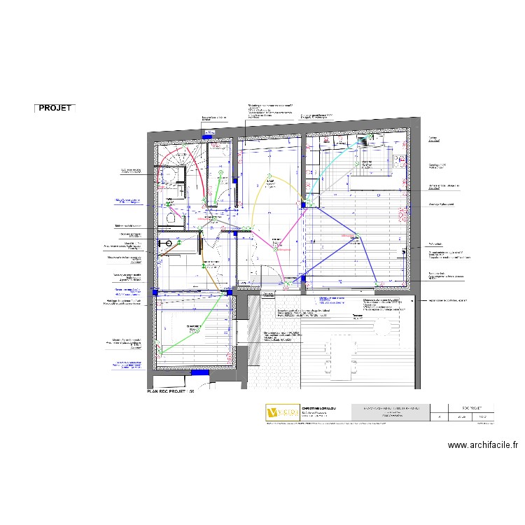 LORILLOU RDC. Plan de 0 pièce et 0 m2