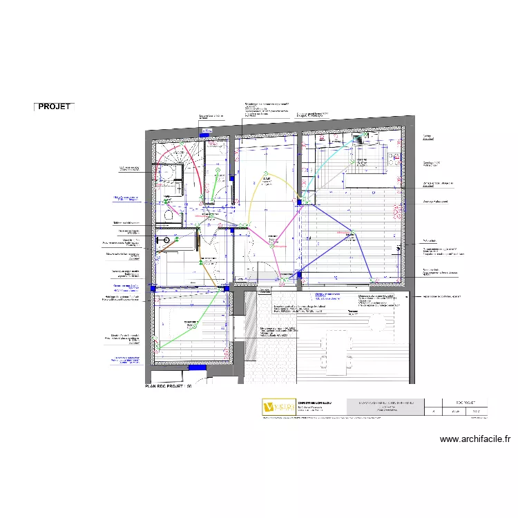 LORILLOU RDC. Plan de 