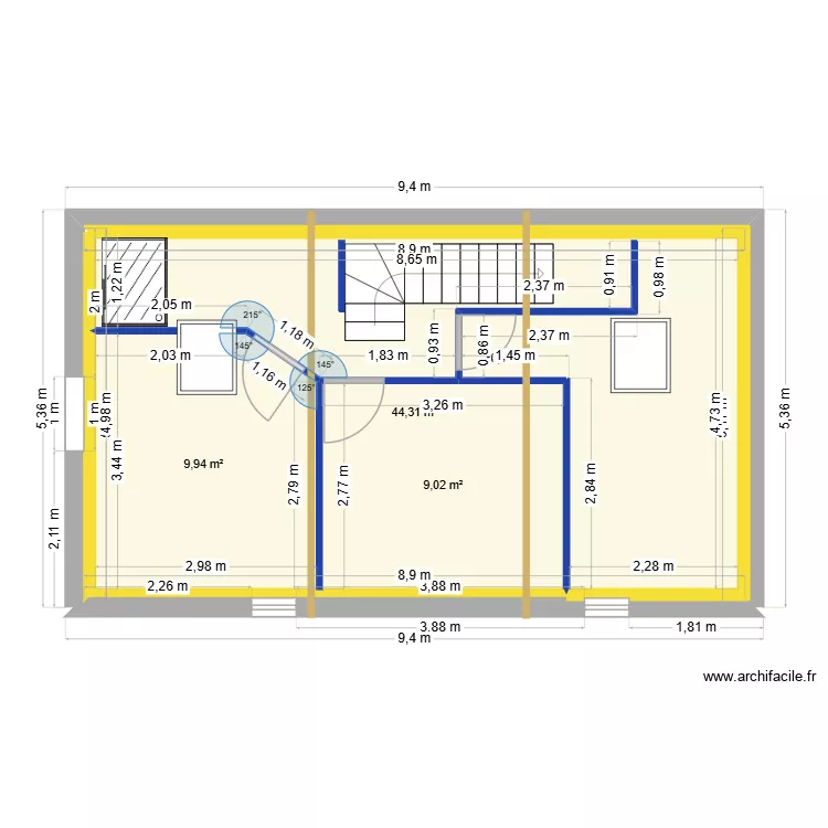 La Terraudière R+1 V1. Plan de 4 et 84 m² La Terraudière R+1 V1. Plan de 4 et 84 m²