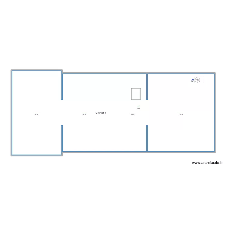 Grenier 1. Plan de Grenier 1. Plan de