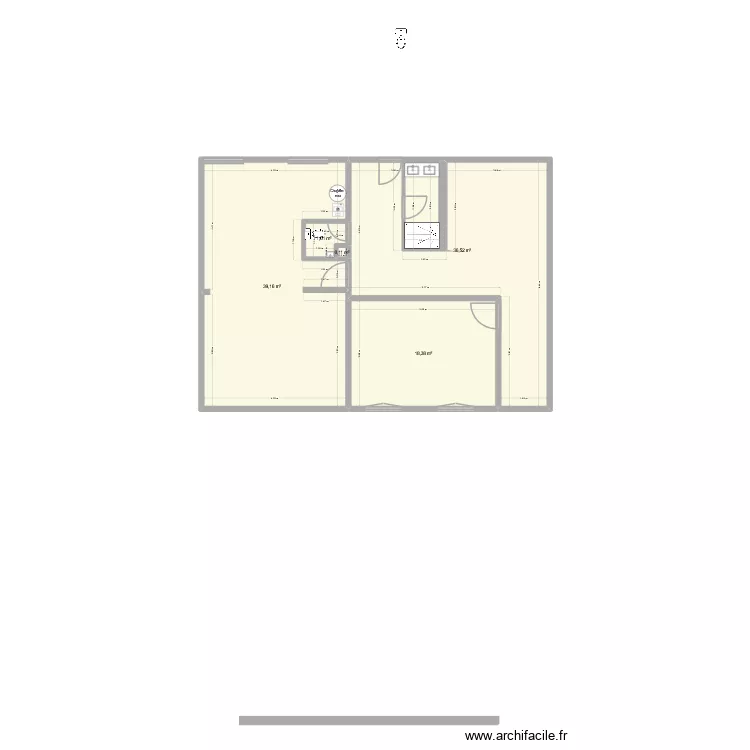 Plévenon #2. Plan de 5 Pièces et 96 m² Plévenon #2. Plan de 5 Pièces et 96 m²