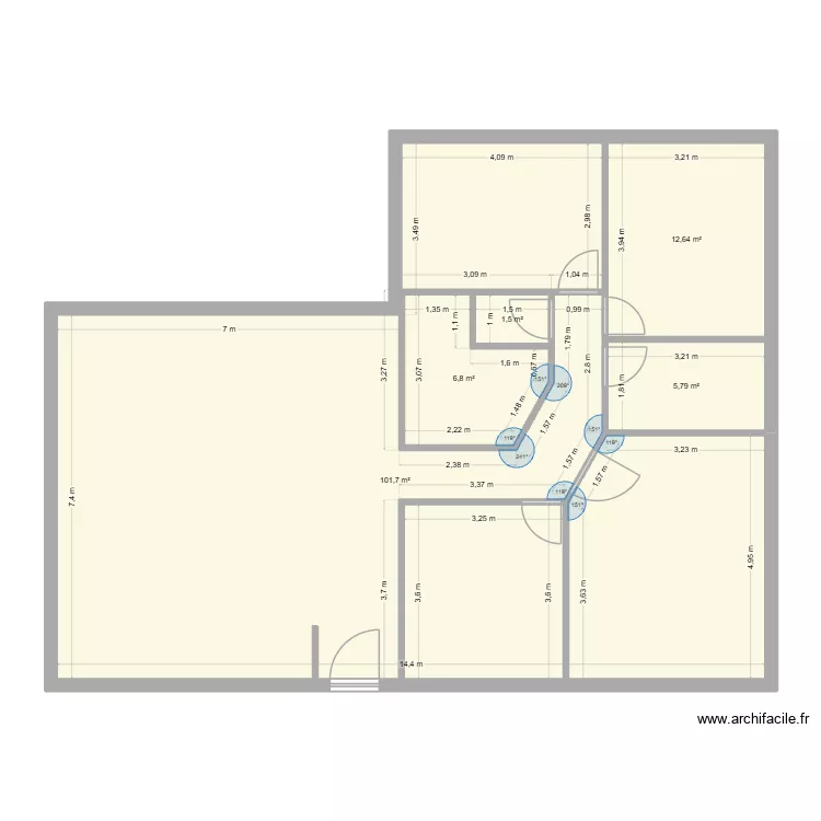 maison L. Plan de 5 Pièces et 128 m² maison L. Plan de 5 Pièces et 128 m²