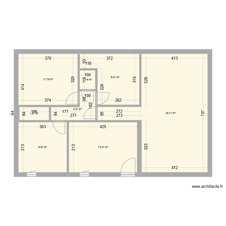 Amenagement 1. Plan de 0 pièce et 0 m2