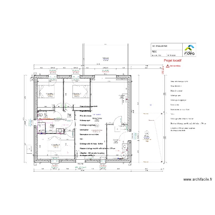 SCI EMAUBIENS. Plan de 0 pièce et 0 m2
