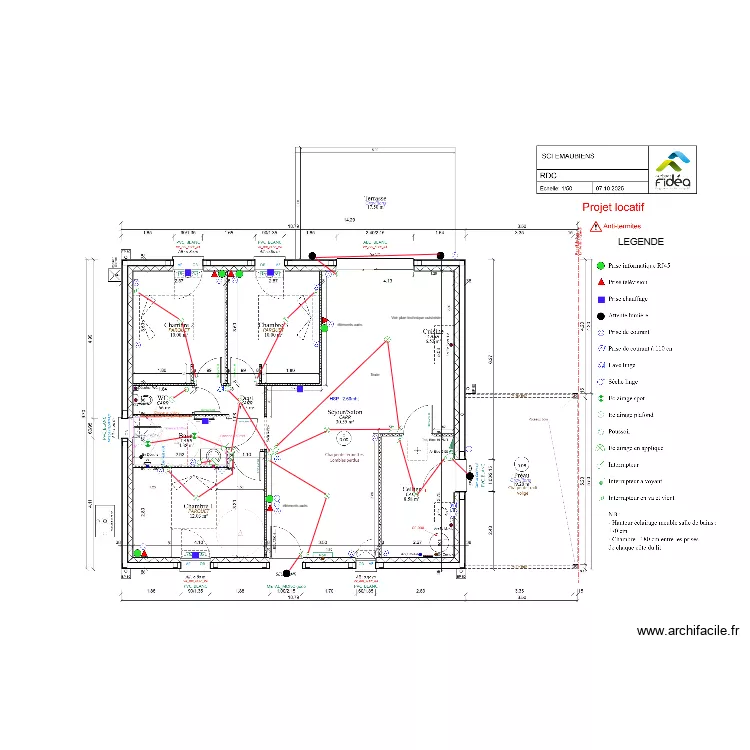 SCI EMAUBIENS. Plan de 