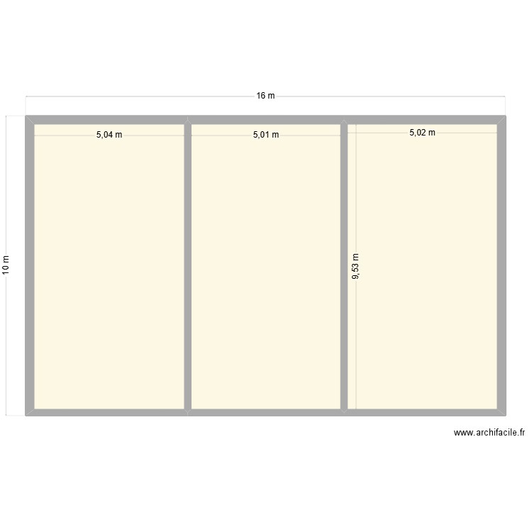 plancher etage. Plan de 3 pièces et 144 m2